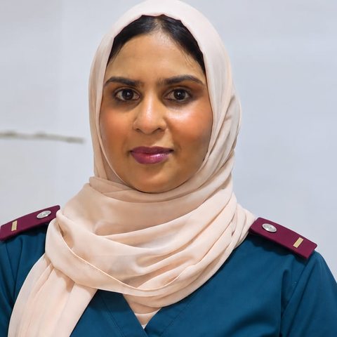 Sister Tasmeera Kassim, registered nurse
